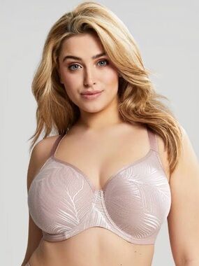 Supportive Full Coverage Underwire Bra in Blush Pink